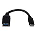 QVS 6" USB-C Male to USB-A Female SuperSpeed 5Gbps 3Amp Cable (CC2231MF)