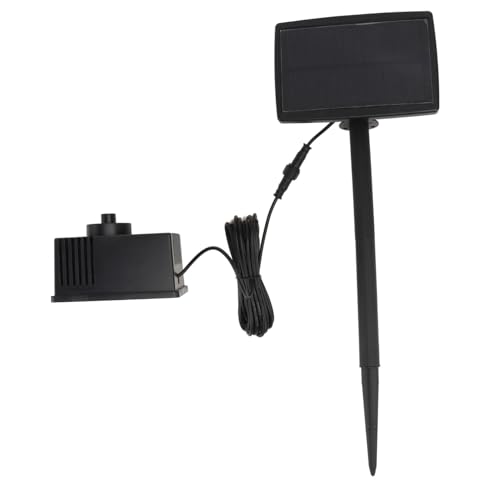 TOYANDONA Solar Brunnen Satz Solar Teichpumpe Solarbetrieben Praktisches Landschaftsbrunnen Satz Für Garten Pool Wasserspiel Automatische Poolpumpe