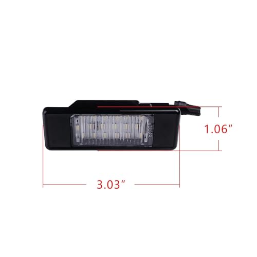 Luces LED Para Placa Matrícula VW Crafter que solucionan parpadeos 4