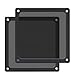 BRIEFCEC Magnetischer Staubfilter Lüfterabdeckung 140mm Fine Mesh Filter 80 Maschen Nylon Ultrafein Lüfter Staubfilter PC Staubfilter Kompatibel PC Netzteile Router lüftergitter(140x140mm, 2Stü)