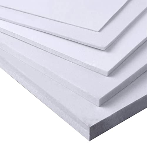 jweemax Non-Adhesive Eva Foam Gasket Sheet, Soundproof Foam Sheet, DIY Foam Sheet, Easy Cut Sound Insulation Foam Sheet, White, 5mm Thick