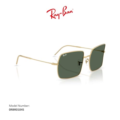 Image of Ray-Ban Sunglasses for Women - 0RBR0104S Square Reversed | Ray-Ban Sunglasses - Non-Polarized Lenses, Metal Frame Designer Sunglasses Womens