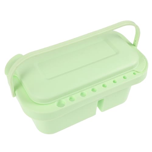 VILLCASE Plastic Household Water Bucket Light Green Compact Brush Washer Paint Brush Convenient Paint Brush Cleaner