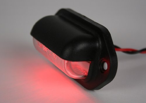 Led Convenience Courtesy Led Light - Red Leds - Waterproof, Compact 12Vdc Fixture Truck, Auto, Rv, Aircraft Lighting #TOP6