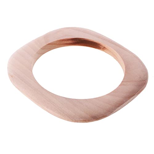 Bracelets en bois brut carré lot de 6 manchette DIY à customiser