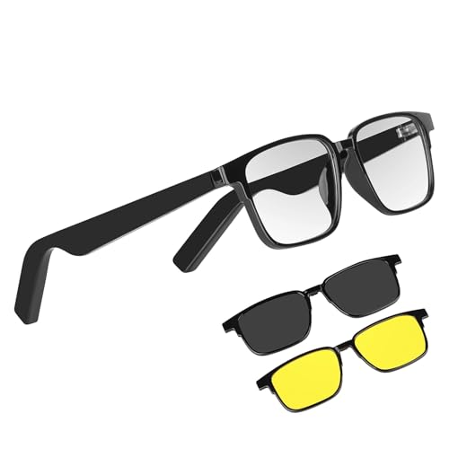 Smart Glasses, Wireless IP5 Waterproof Open Ear Audio Glass 