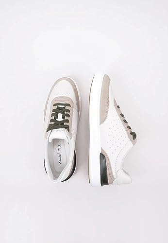 Image of Clarks Men's Off White Combi Casual Lace up (26165629)