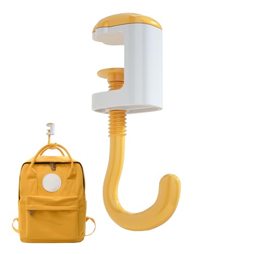 Ganchos Para Bolsas De Mesa,Pinza Ajustable Suministro de Almacenamiento Resistente - Gancho de de Mesa | Para Oficina Escuela Casa Silla Mochila Cartera Paraguas Casco Capa