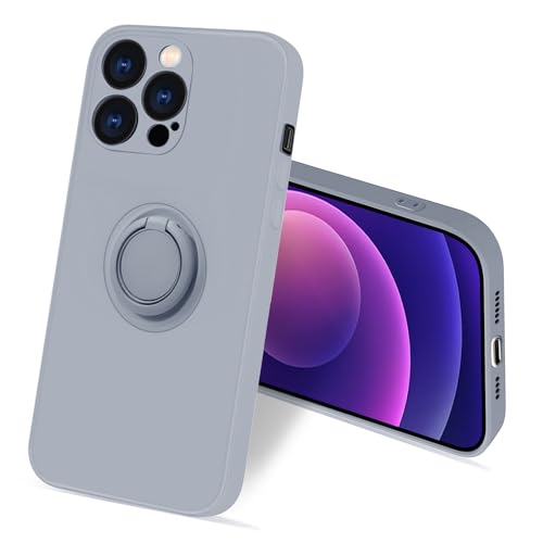 bjnosdv for iPhone 12 ProMax �P�[�X �����O�t�� �V���R�� �ϏՌ� �A�C�t�H��12 ProMax �����O �J�o�[ 360°��] �X�^���h�@�\ �����O�̋@�\ �ԍڃz���_�[�Ή� �����Y�ی� �w��h�~ ���^ �X�g���b�v�z�[���t���i�O��