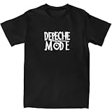 Printed Crew Neck T-Shirt MBGHtfdr33 Depeches Music Modes T Shirt Black M
