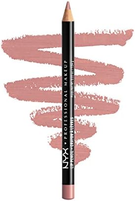 NYX PROFESSIONAL MAKEUP Slim Lip Pencil, Long-Lasting Creamy Lip Liner - Pale Pink