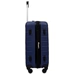 Wrangler Smart Luggage Set with Cup Holder and USB Port, Navy Blue, 2 Piece - Image 4