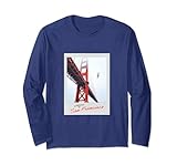 Red Golden Gate Bridge San Fran Instant Camera 35mm Film Old Long Sleeve T-Shirt