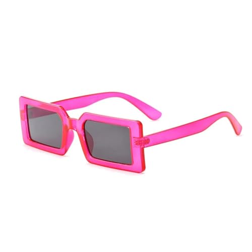 Lunettes de soleil rétro fluorescentes pour femmes au style vintage années 90