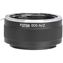 Fotga EOS-Nikon Z Lens Mount Adapter Converter for Canon EF EF-S Mount Lens to for Nikon Z Mount Z5 Z6 Z7 II Z6II Z7II Z8 Zfc Z9 Z50 Mirrorless DSLR Camera
