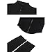 XJKLBYQ Womens Full Zip Running Track Jacket,Gym Jackets,Workout Slim Fit Yoga Sportwear with Thumb Holes - Black/S