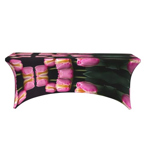 Nappe de table extensible élasthanne fleurie pour masquer vos tables