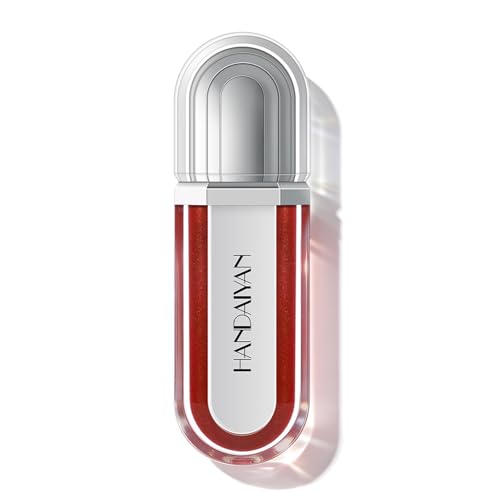 SHEEYOON Mirror-like Lip Gloss, Hydrating & Volumizing lip Plumper, High Shine Moisturizing Non- Sticky Fuller Lips, 0.25 fl.oz. (#05)