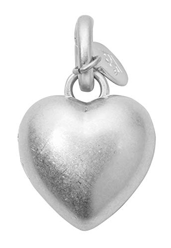Breloque en forme de cœur fermoir cliquet anti-perte pendentif ouvrant agate