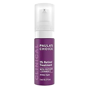 Paula’s Choice CLINICAL Anti-Aging 1% Retinol Serum – Anti Rimpel, Lichte Huidverstevigende Crème voor het Gezicht – met…