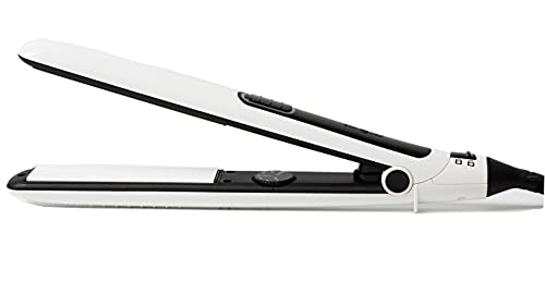 Hair Straightener straightening and Curler 2 in 1 with Adjustable Temp, Floating Ceramic Plates Flat Iron and Led Display