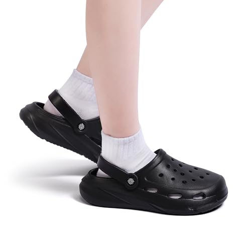Image of Kids Boys Girls Classic Camo Garden Clogs & Mules | Lightweight Summer Shoes - Quick-Dry Non-Slip Beach Clogs