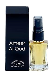 Ameer Al Oud strong Attar Perfume - 12ml In Spray Bottle with 1 Surprise Gift / Original & 24 Hours Long Lasting Fragrance/Real & Natural Aroma For Men And Women