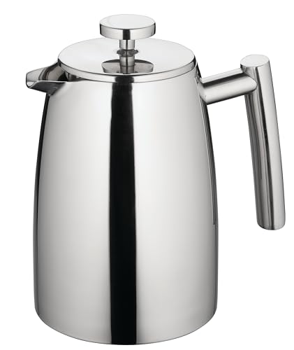 Avanti Modena Twin-Wall Coffee Plunger, Silver...