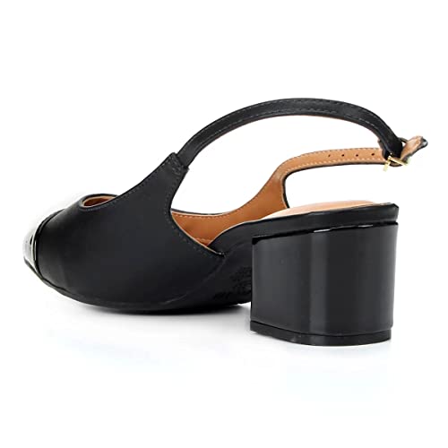 Scarpin,Casual,Vizzano,Feminino,PRETO, 36