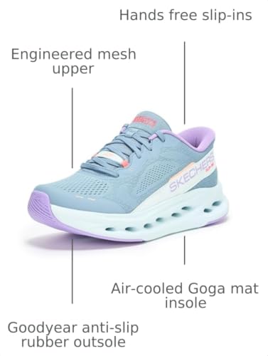 Image of Skechers Women's Max Cushioning Glide Step Caledonia Hands Free Slip-ins
