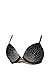 Victoria's Secret Very Sexy Sparkle Crystal Shine/Rhinestone Cradle Push-Up Bra Size 36B Black New
