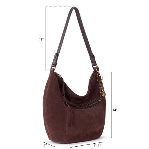 Image of The Sak Sequoia Leather Hobo Bag - Large Slouchy Shoulder Purse, Zip Pocket