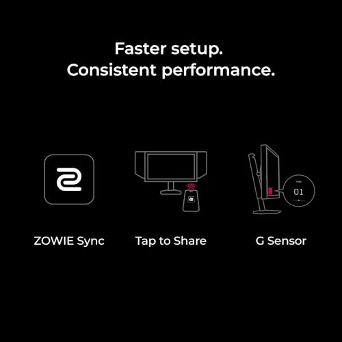 Image of BenQ Zowie XQ2566X 24.1 Fast TN 360Hz Gaming Monitor, DyAc 3, 1440p | ZOWIE Sync app, G-Sensor, Magnetic Shielding Hood,S Switch, Color Filter