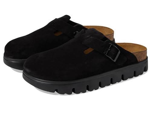 Sabots épais Birkenstock Papillio Boston en daim douceur et douceur au quotidien