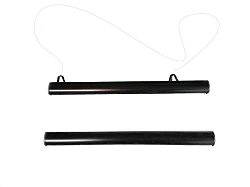 Preisvergleich Produktbild Aluminium Schwarz Poster Kleiderbügel Greifer Karten Zeichnungen zum Aufhängen A1 A2 A3 A4 A0 1 Meter 120 cm 150 cm 200 cm B0 B1 B2 B3 B4, 50 CM (19.5 Inches)