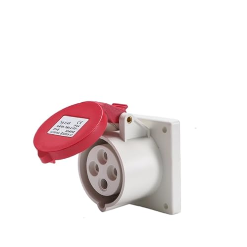 IP44 �h���Y�Ɨp�v���O����у\�P�b�g�R�l�N�^ 16A/32A 3�c 4�c 5�c �q���h���J�v��(Four Core 32a Concealed Socket)