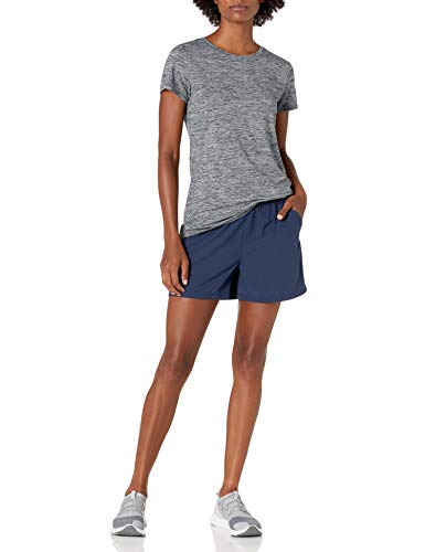 Image of Amazon Essentials Women's Active Quick Dry Tech Stretch Short-Sleeve Crewneck T-Shirt, Multipacks