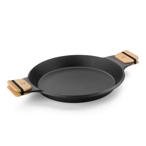 BRA Market Paellera 36 cm, Aluminio Fundido con Antiadherente, sin PFOA, Apta para todo tipo de cocinas incluida Inducción