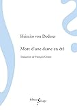 Mort d'une dame en ete - Heimito von Doderer 