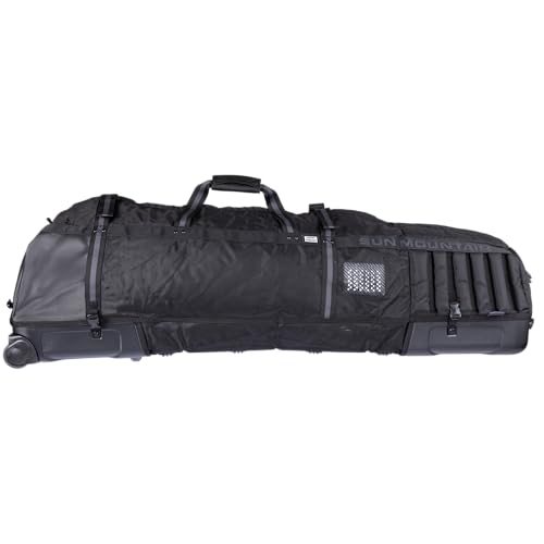 Sun Mountain サンマウンテン Kube ゴルフ トラベルカバー 黒 Sun Mountain Kube Travel Cover | Compact & Durable Golf Bag
