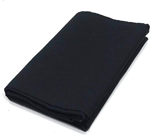 Julius Studio 6 ft. x 9 ft. Black Soft Fabricated Backdrop Muslin, Background Screen with 4 pcs Clip Holders for Photo & Video Shooting, Streaming, Chromakey, Premium Photography Studio, JSAG102 - Thumbnail 6