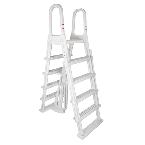 Blue Wave A-Frame Flip-Up Pool Ladder for Above Ground Pools