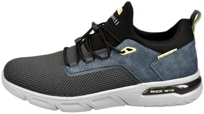 bugatti Heren Sour Sneaker, Dark Green, 44 EU, dark green, 44 EU
