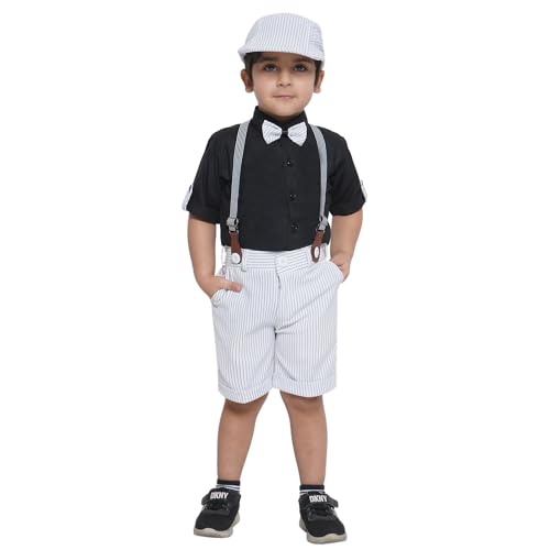 Image of AJ DEZINES Kids Clothing Shirt Shorts Set For Boys