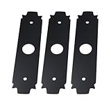 8' Edger Blade AC04215 Compatible with Ryobi Expand-It Edger Attachment RY15518 RYEDG11 UT50500 UT15518 P2310 & P2300B, Reversible Heavy Duty Hardened Steel Edger Blade with 1' Center (3 Pack)