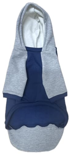 Moletom com Capuz para Pet (Azul, 10)