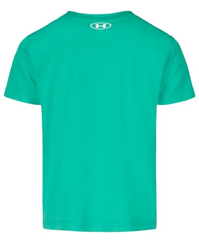 Image of Under Armour Boys' Short Sleeve Core Graphic T-Shirt, Lightweight & Breathable, Relaxed Fit