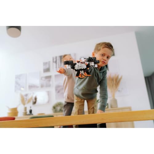 Fischertechnik Junior Pro 576100 – Giocattolo Da Costruzione Per Bambini, 7 Modelli Tra Cui Un Camion Dei Pompieri, Dai 5 Anni, Arancione - 9