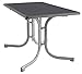 Produktbild Klapptisch 115x70cm silber/schiefer