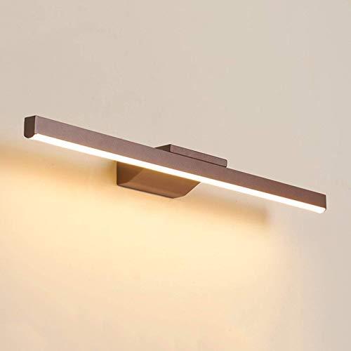 Miroir de salle de bain avec températures de couleur variables